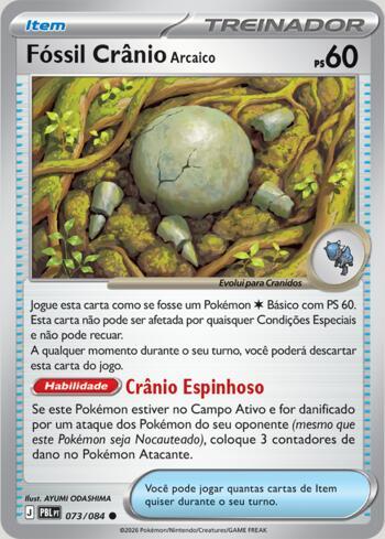 Fóssil Crânio Arcaico