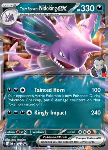 Nidoking ex da Equipe Rocket