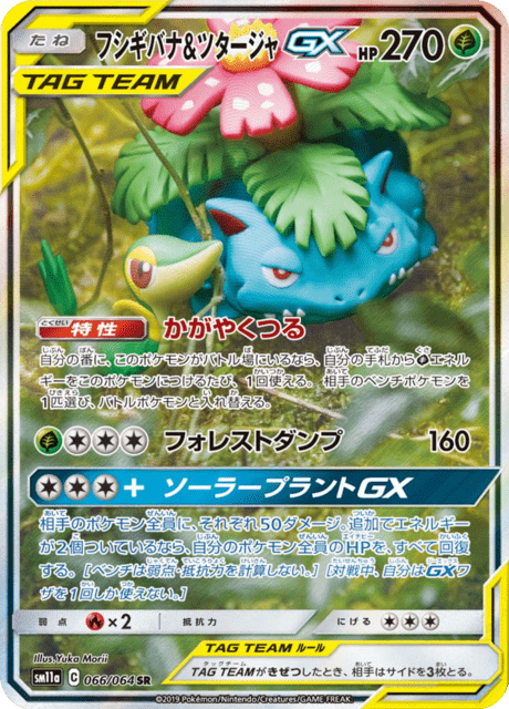 Venusaur & Snivy Tag Team GX